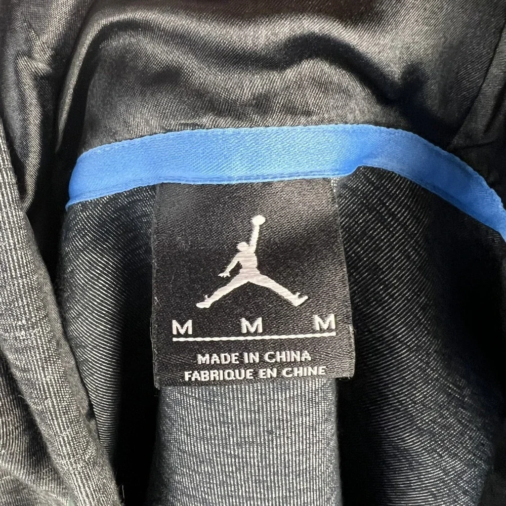 Air Jordan Mens AJ‎ XI Pinnacle Hooded Full Zip Hoodie 632072-032 Gray Sz Medium